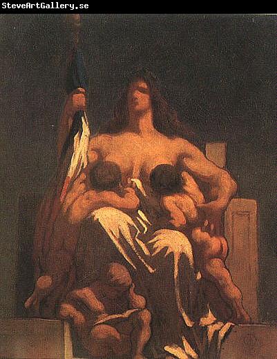 Honore  Daumier The Republic